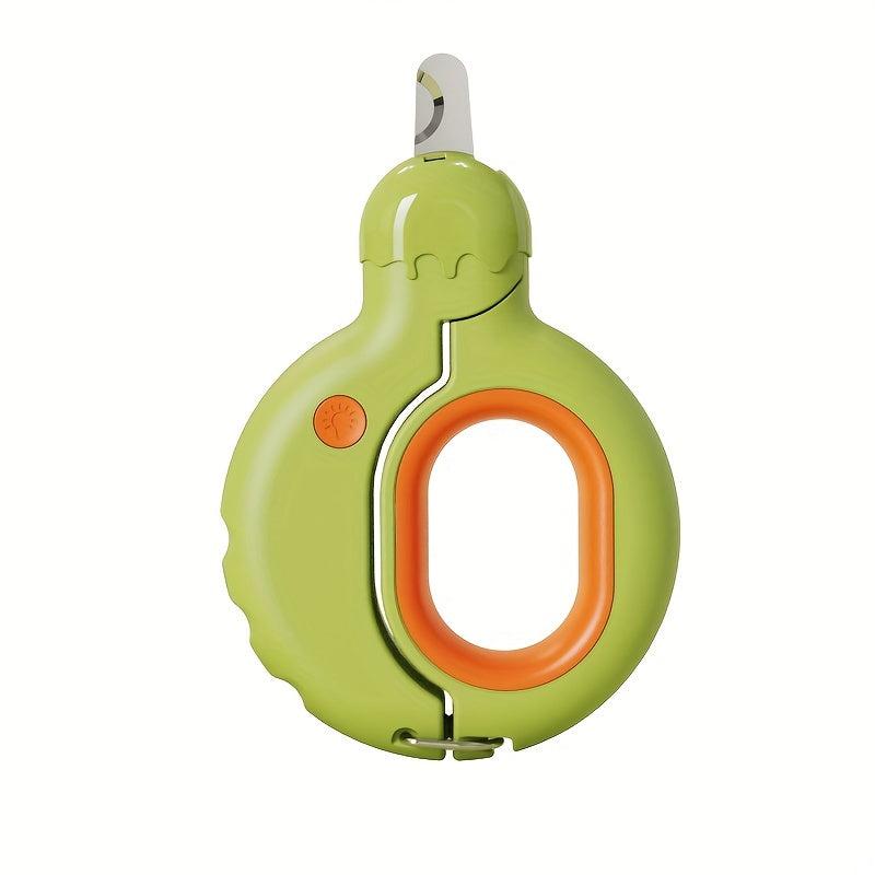2-in-1 Pet Nail Clipper with LED Light for Dog & Cat Grooming