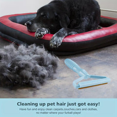 Pet Hair Remover for Furniture, Carpets - Effective Dog & Cat Hair R