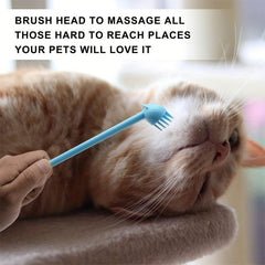 Interactive Cat Massager Brush Toys Washable Puppy Cat Comb Remover