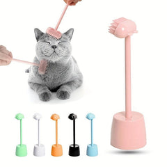 Interactive Cat Massager Brush Toys Washable Puppy Cat Comb Remover