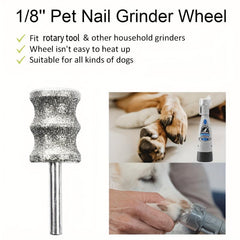 Rotary Pet Nail Grinder Bit for Dog Trimming