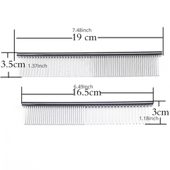 Dog Comb Long Thick Fur Remove Brush Stainless Steel