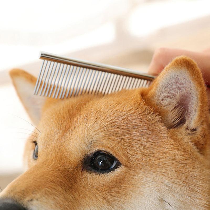 Dog Comb Long Thick Fur Remove Brush Stainless Steel