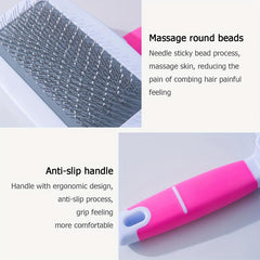 Pet Cat Hair Comb Portable Slicker Brush Shedding Grooming