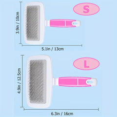 Pet Cat Hair Comb Portable Slicker Brush Shedding Grooming