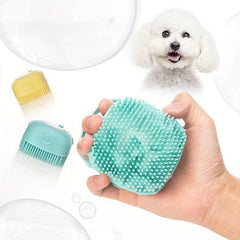 Pet Shampoo Brush Massage Comb for Dog & Cat Grooming