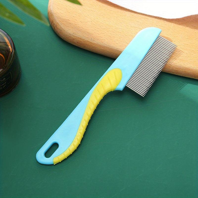Stainless Steel Pet Grooming Comb - Tangle and Mat Remover