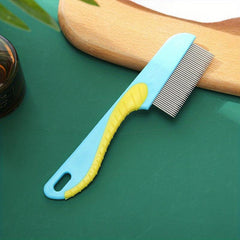 Stainless Steel Pet Grooming Comb - Tangle and Mat Remover