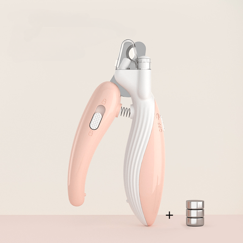LED Pet Nail Clipper for Dogs & Cats with Built-in Light