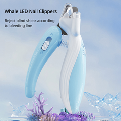 LED Pet Nail Clipper for Dogs & Cats with Built-in Light