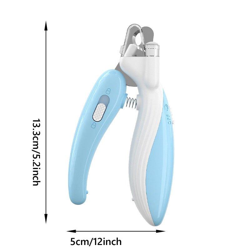 LED Pet Nail Clipper for Dogs & Cats with Built-in Light