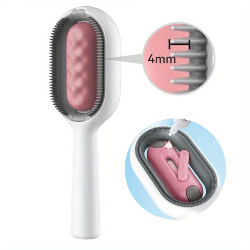 2-in-1 Pet Grooming Comb with Water Tank - Hair Removal & Massage
