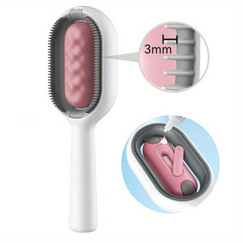 2-in-1 Pet Grooming Comb with Water Tank - Hair Removal & Massage