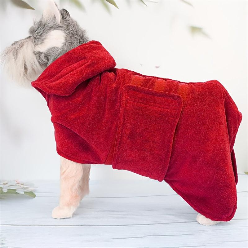 Microfiber Pet Hooded Bath Towel Absorbent Quick Drying