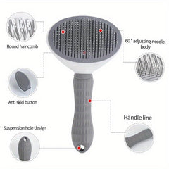 Self Cleaning Pet Hair Remover Brush Grooming Tools