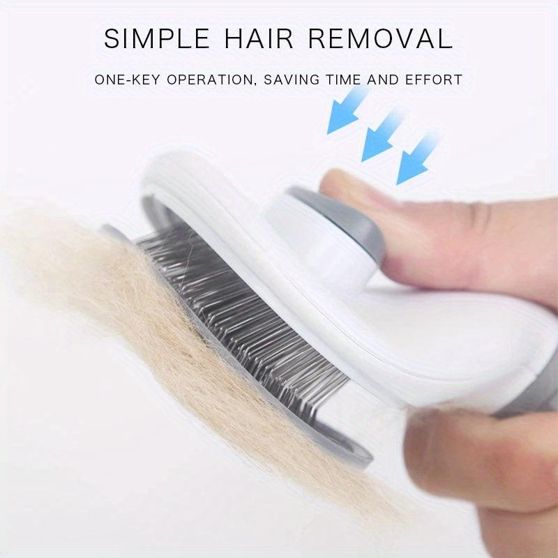Self Cleaning Pet Hair Remover Brush Grooming Tools