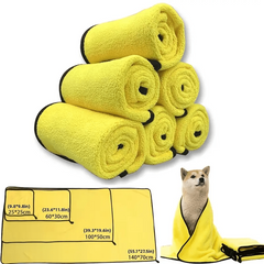 Soft Pet Towels Water Absorbent Bath Towel For Cat And Dog