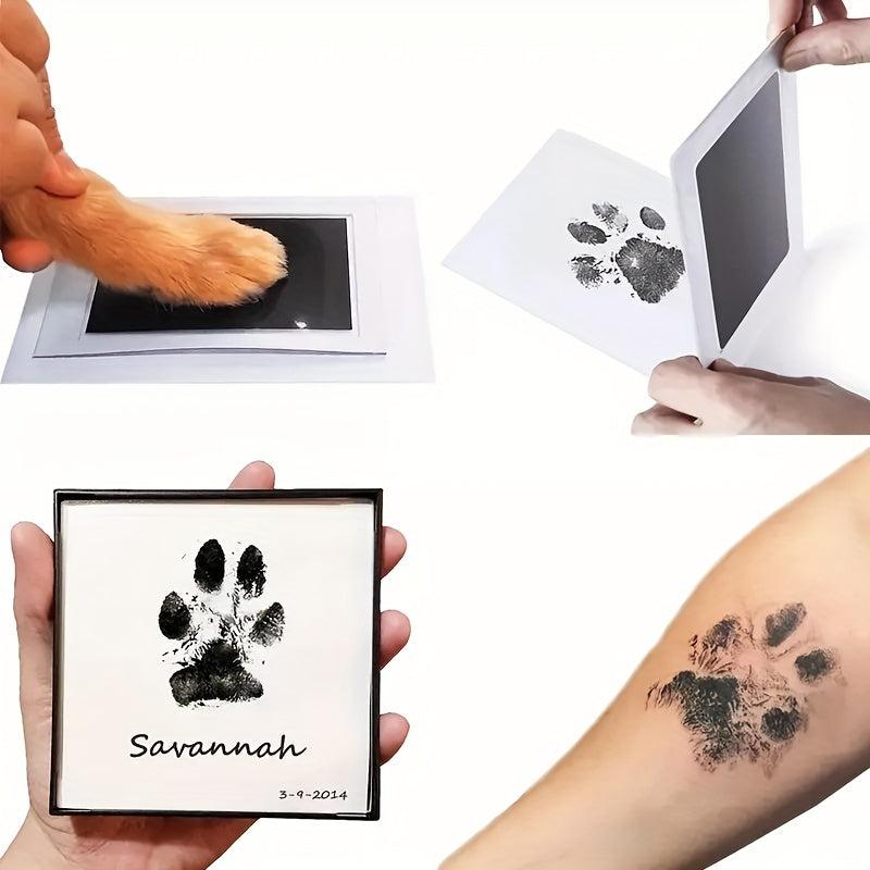 Pet Paw Print Ink Pad for Dogs and Cats - Create Lasting Memories