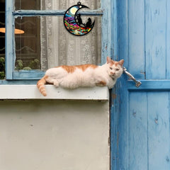 Cat Dog Memorial Suncatcher Stained Glass Light Catcher