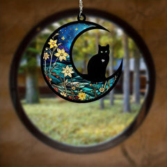 Cat Dog Memorial Suncatcher Stained Glass Light Catcher