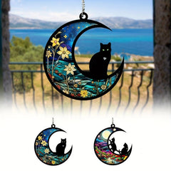 Cat Dog Memorial Suncatcher Stained Glass Light Catcher
