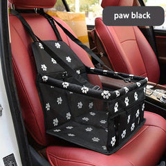Foldable Dog Car Seat Carrier Washable Oxford Fabric for Cats Small Dogs