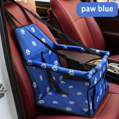 Foldable Dog Car Seat Carrier Washable Oxford Fabric for Cats Small Dogs