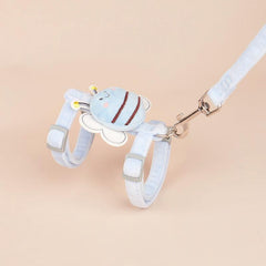 Safe Puppy Harness With Leash Bee Shaped Cat Chest Harness Cat Rope