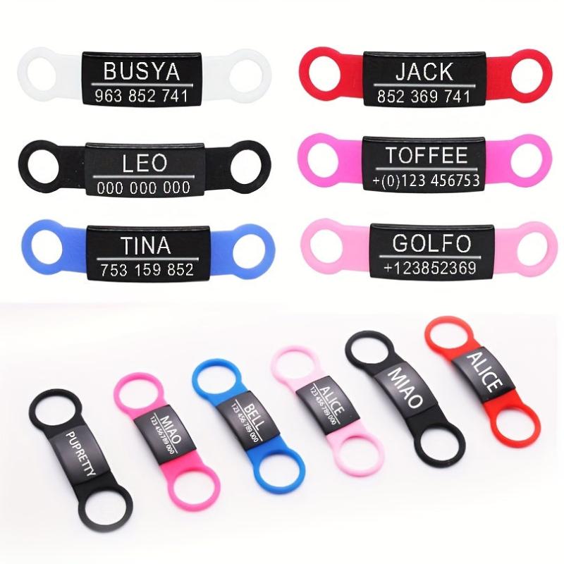 Stainless Steel Pet ID Tag Customized Engraving Nameplate