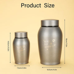 Stainless Steel Pet Urn for Forever Memory of Your Beloved Pet
