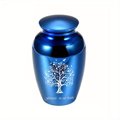 Cherished Small Stainless Steel Pet Urn for Dog Ashes