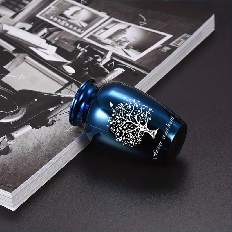 Cherished Small Stainless Steel Pet Urn for Dog Ashes