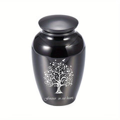 Cherished Small Stainless Steel Pet Urn for Dog Ashes