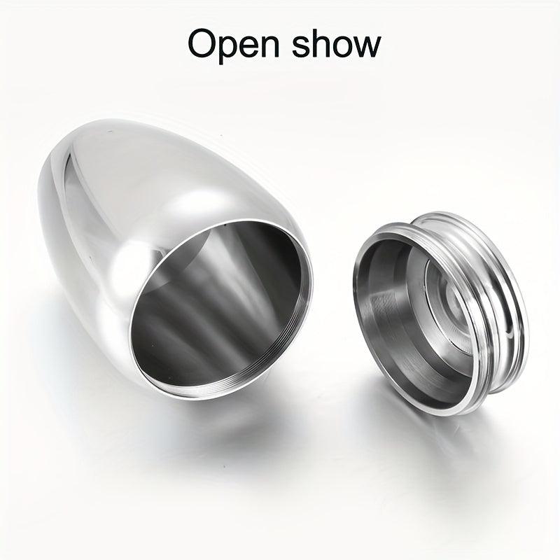Cherished Small Stainless Steel Pet Urn for Dog Ashes