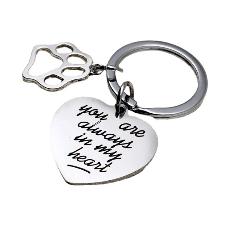 Pet Memorial Keychain Loss Sympathy Remembrance