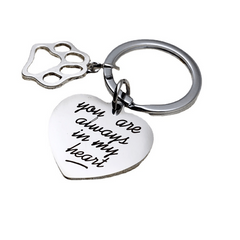 Pet Memorial Keychain Loss Sympathy Remembrance