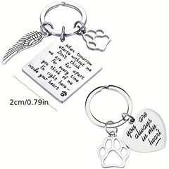 Pet Memorial Keychain Loss Sympathy Remembrance