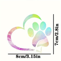 2D Dog Car Mirror Hanging Love Plaque for Lost Dog Sympathy