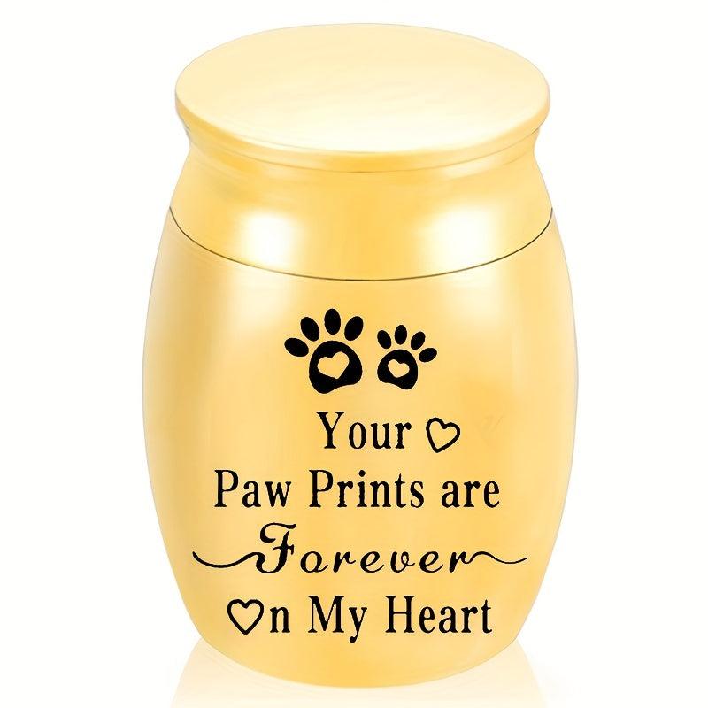 Stainless Steel Pet Cremation Urn For Ashes - Pet Memorial Gift