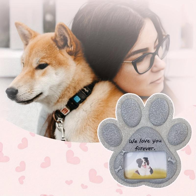 Pet Tombstone Cat Dog Memorial Stone Indoor Outdoor Grave Tombstone