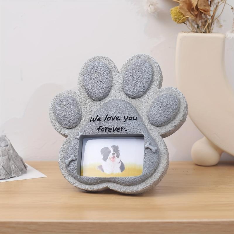 Pet Tombstone Cat Dog Memorial Stone Indoor Outdoor Grave Tombstone