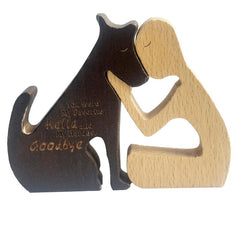 Dog Cat Family Statue Pet Memorial Gift Loss of Dog Puppy
