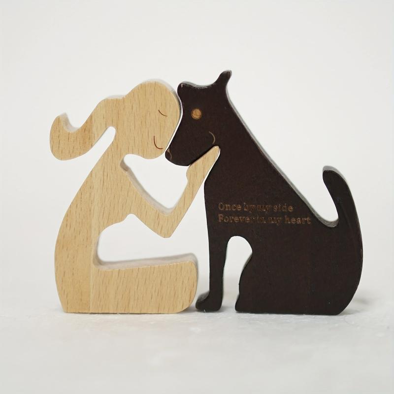 Dog Cat Family Statue Pet Memorial Gift Loss of Dog Puppy