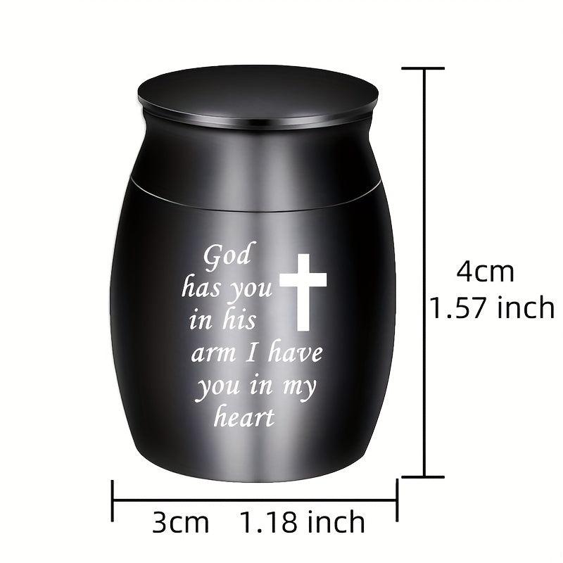 Mini Cremation Urns For Cat/Dog Ashes - Mental Memorial Ashes Holder