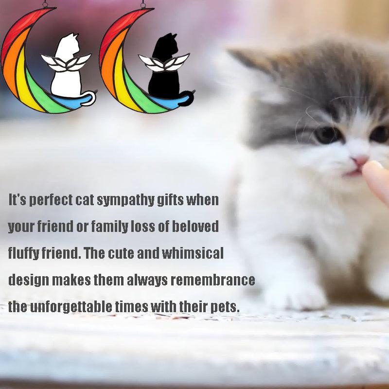 Rainbow Bridge Cat Memorial - Sympathy Gift for Loss of Cat