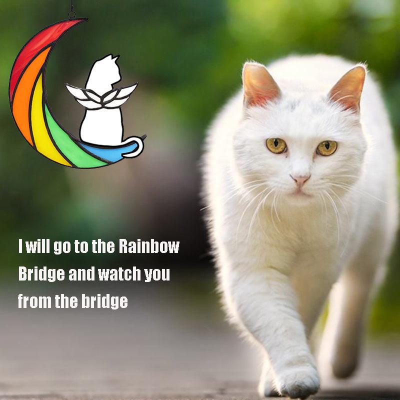 Rainbow Bridge Cat Memorial - Sympathy Gift for Loss of Cat