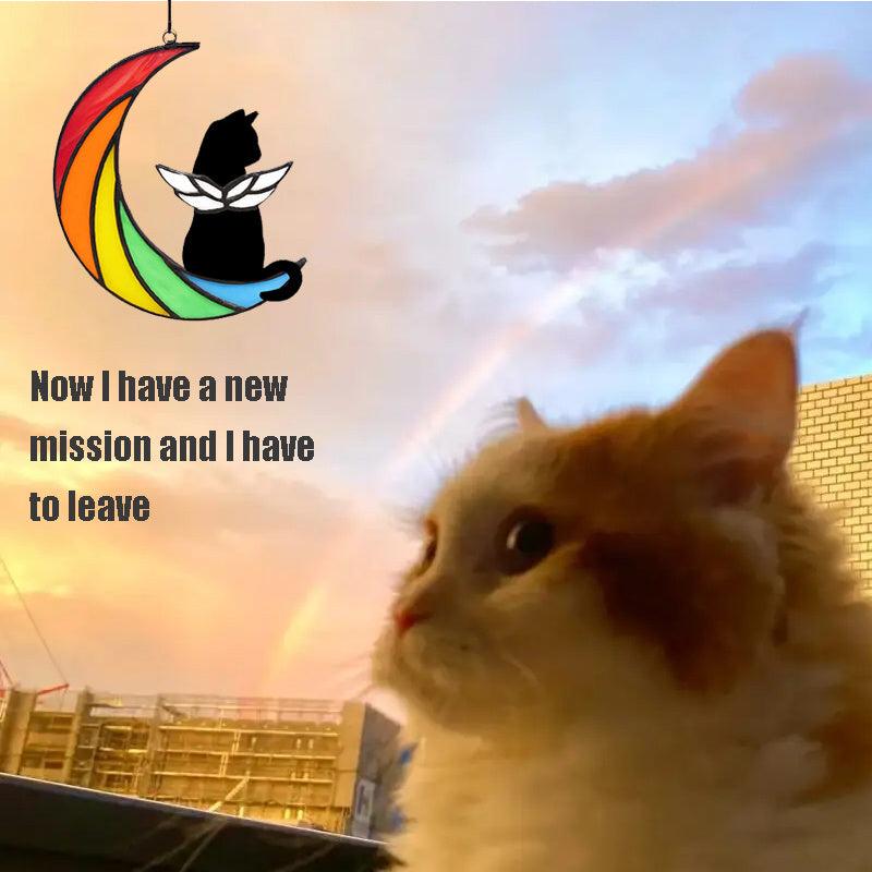 Rainbow Bridge Cat Memorial - Sympathy Gift for Loss of Cat