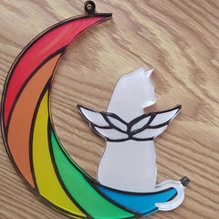 Rainbow Bridge Cat Memorial - Sympathy Gift for Loss of Cat