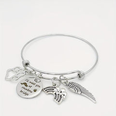 Rainbow Bridge Pet Memorial Bracelet Loss Of Pet Sympathy Dog Memorial
