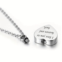 Heart Pendant Cremation Urn Necklace - Pet Memorial Accessory